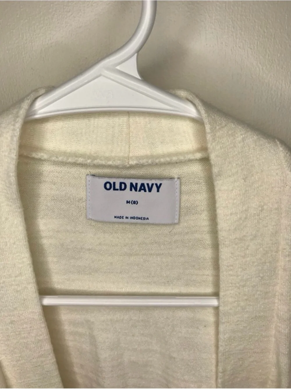 Old Navy Cream Lightweight Open-Front Cardigan